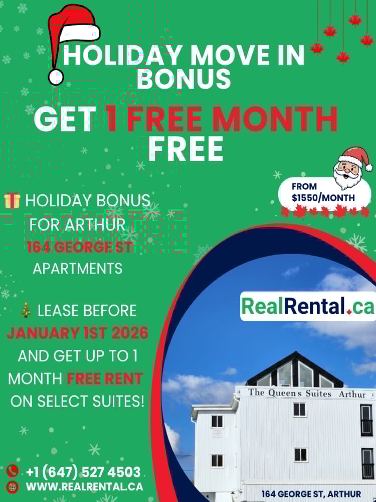 realrental.ca holiday gift bonus promo 1 month free for arthur rental mid - tall v6